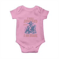 I Will Succeed Because I Am Insane Baby Onesie Funny Cowgirl Western Sarcastic