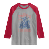 I Will Succeed Because I Am Insane Raglan Shirt Funny Cowgirl Western Sarcastic