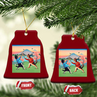 Funny Kendo Cat Ceramic Ornament Samurai Martial Arts - Wonder Print Shop