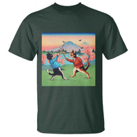 Funny Kendo Cat T Shirt Samurai Martial Arts - Wonder Print Shop