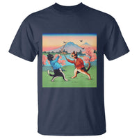 Funny Kendo Cat T Shirt Samurai Martial Arts - Wonder Print Shop