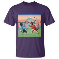 Funny Kendo Cat T Shirt Samurai Martial Arts - Wonder Print Shop