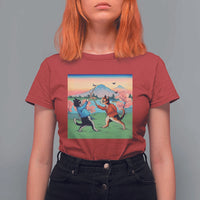Funny Kendo Cat T Shirt For Women Samurai Martial Arts - Wonder Print Shop