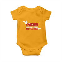 Funny Fencer Baby Onesie Fencing Make Me New Friends And Stab Them - Wonder Print Shop