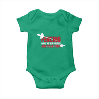 Funny Fencer Baby Onesie Fencing Make Me New Friends And Stab Them - Wonder Print Shop