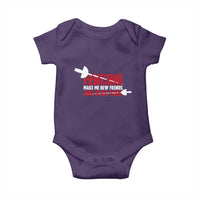 Funny Fencer Baby Onesie Fencing Make Me New Friends And Stab Them - Wonder Print Shop