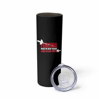 Funny Fencer Skinny Tumbler Fencing Make Me New Friends And Stab Them - Wonder Print Shop
