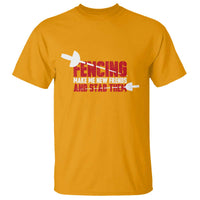 Funny Fencer T Shirt Fencing Make Me New Friends And Stab Them - Wonder Print Shop