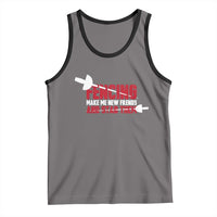 Funny Fencer Tank Top Fencing Make Me New Friends And Stab Them - Wonder Print Shop