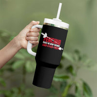 Funny Fencer Tumbler With Handle Fencing Make Me New Friends And Stab Them - Wonder Print Shop