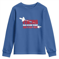 Funny Fencer Youth Sweatshirt Fencing Make Me New Friends And Stab Them - Wonder Print Shop
