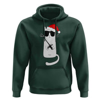 Funny Cat Fencing Christmas Hoodie Cute Kitty Lover - Wonder Print Shop