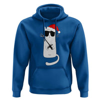 Funny Cat Fencing Christmas Hoodie Cute Kitty Lover - Wonder Print Shop