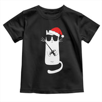 Funny Cat Fencing Christmas Toddler T Shirt Cute Kitty Lover - Wonder Print Shop