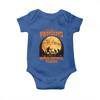 Funny Fencing Halloween Baby Onesie You Call It Fencing Zombie Survival - Wonder Print Shop