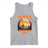 Funny Fencing Halloween Tank Top You Call It Fencing Zombie Survival - Wonder Print Shop