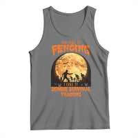 Funny Fencing Halloween Tank Top You Call It Fencing Zombie Survival - Wonder Print Shop
