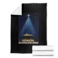 Nativity Scene Christmas Throw Blanket Biible Baby Jesus Christian - Wonder Print Shop