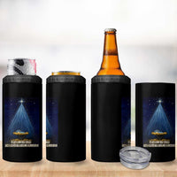Nativity Scene Christmas 4 in 1 Can Cooler Tumbler Biible Baby Jesus Christian - Wonder Print Shop