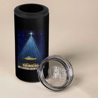 Nativity Scene Christmas 4 in 1 Can Cooler Tumbler Biible Baby Jesus Christian - Wonder Print Shop