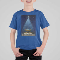 Nativity Scene Christmas T Shirt For Kid Biible Baby Jesus Christian - Wonder Print Shop