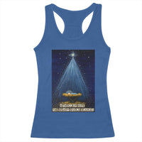 Nativity Scene Christmas Racerback Tank Top Biible Baby Jesus Christian - Wonder Print Shop