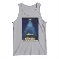Nativity Scene Christmas Tank Top Biible Baby Jesus Christian - Wonder Print Shop