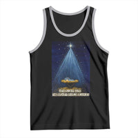 Nativity Scene Christmas Tank Top Biible Baby Jesus Christian - Wonder Print Shop