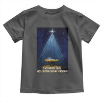 Nativity Scene Christmas Toddler T Shirt Biible Baby Jesus Christian - Wonder Print Shop