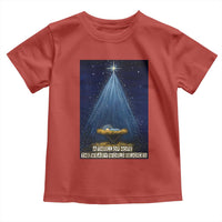 Nativity Scene Christmas Toddler T Shirt Biible Baby Jesus Christian - Wonder Print Shop