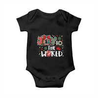 Nativity Scene Christmas Baby Onesie Joy To The World - Wonder Print Shop