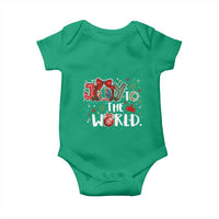 Nativity Scene Christmas Baby Onesie Joy To The World - Wonder Print Shop