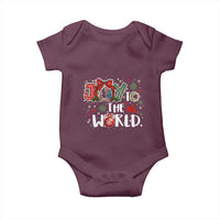 Nativity Scene Christmas Baby Onesie Joy To The World - Wonder Print Shop