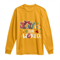Nativity Scene Christmas Long Sleeve Shirt Joy To The World - Wonder Print Shop