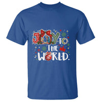 Nativity Scene Christmas T Shirt Joy To The World - Wonder Print Shop