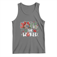 Nativity Scene Christmas Tank Top Joy To The World - Wonder Print Shop