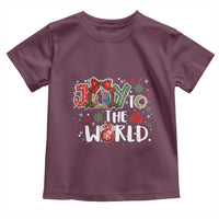 Nativity Scene Christmas Toddler T Shirt Joy To The World - Wonder Print Shop