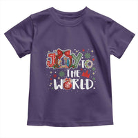 Nativity Scene Christmas Toddler T Shirt Joy To The World - Wonder Print Shop