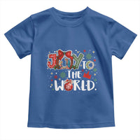 Nativity Scene Christmas Toddler T Shirt Joy To The World - Wonder Print Shop