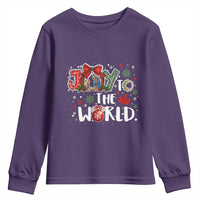 Nativity Scene Christmas Youth Sweatshirt Joy To The World - Wonder Print Shop