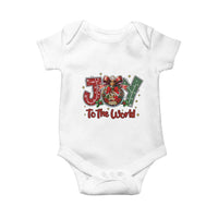 Jesus Christmas Baby Onesie Joy To The World - Wonder Print Shop