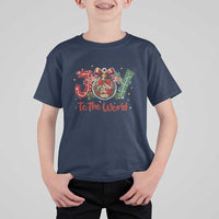 Jesus Christmas T Shirt For Kid Joy To The World - Wonder Print Shop