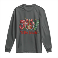 Jesus Christmas Long Sleeve Shirt Joy To The World - Wonder Print Shop