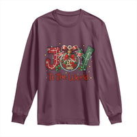 Jesus Christmas Long Sleeve Shirt Joy To The World - Wonder Print Shop