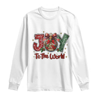 Jesus Christmas Long Sleeve Shirt Joy To The World - Wonder Print Shop