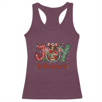 Jesus Christmas Racerback Tank Top Joy To The World - Wonder Print Shop