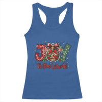 Jesus Christmas Racerback Tank Top Joy To The World - Wonder Print Shop