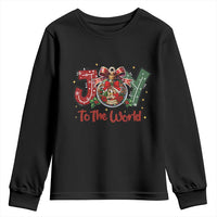 Jesus Christmas Youth Sweatshirt Joy To The World - Wonder Print Shop