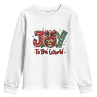 Jesus Christmas Youth Sweatshirt Joy To The World - Wonder Print Shop