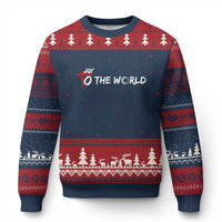 Jesus Christian Xmas Ugly Christmas Sweater Joy To The World - Wonder Print Shop